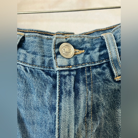 SLVRLAKE Women’s Distressed Beatnik High Waisted Blue Denim Jeans size 29 - Picture 4 of 9